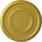 Ekena Millwork Federal Roped Large Ceiling Medallion (Fits Canopies up to 7 3/4"), 17 3/8"OD x 1 1/8"P, Rich Gold CM17FERGS - alternate 1